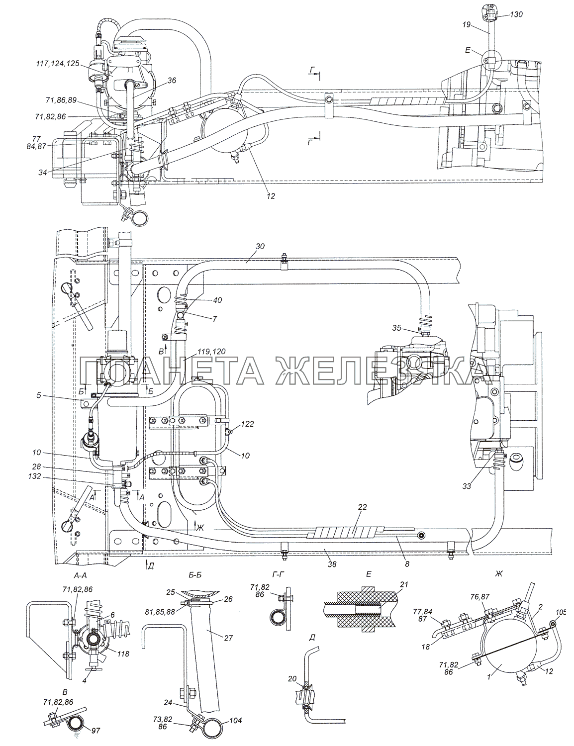 4308-8106007 Установка подогревателя КамАЗ-4308 (2008)